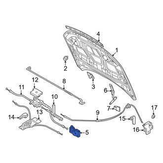 Audi OE - Front Hood Latch