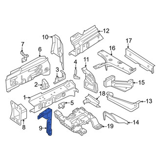 Audi OE - Front Right Headlight Bracket