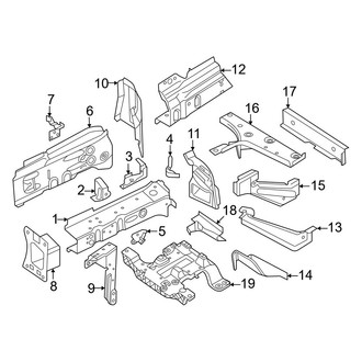 Audi OE - Fender - Structural Components & Rails (Lower Components)