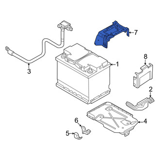 Audi OE - Battery Hold Down Frame