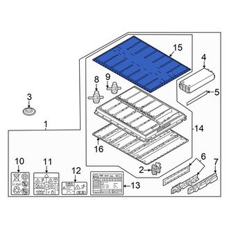 Audi OE - Drive Motor Battery Pack Cover
