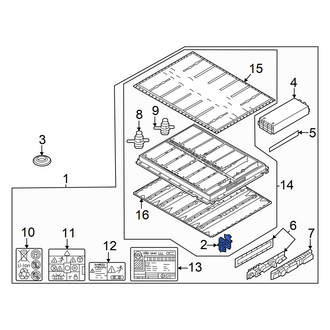 Audi OE - Drive Motor Battery Pack Cover
