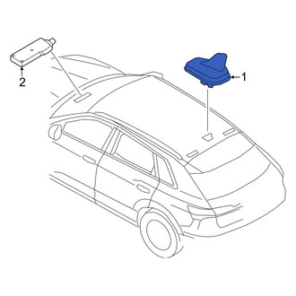Audi OE - Radio Antenna Assembly