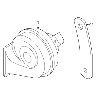 Audi OE - Electrical - Horn