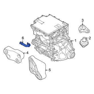 Audi OE - Front Engine Coolant Pipe