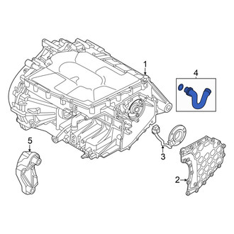 Audi OE - Rear Engine Coolant Pipe