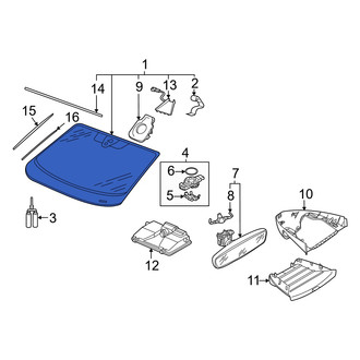 Audi OE - Front Windshield