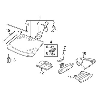 Audi OE - Windshield - Reveal Moldings (Premium / Premium Plus)