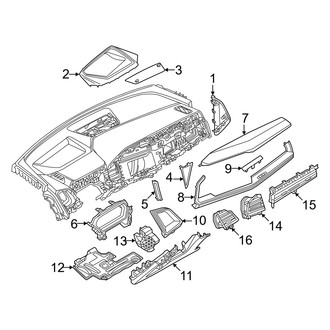 Audi OE - Instrument Panel Components