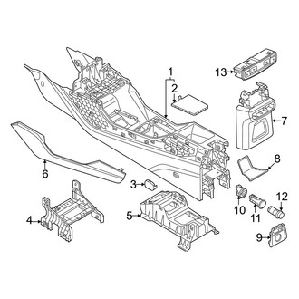 Audi OE - Console (Lower)