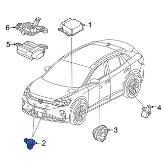 Audi OE - Front Outer Air Bag Impact Sensor