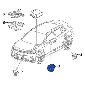 Audi OE - Center Air Bag Impact Sensor