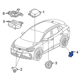 Audi OE - Center Air Bag Impact Sensor