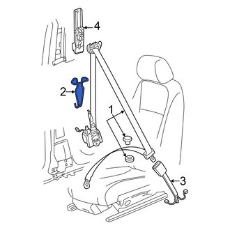 Audi OE - Front Seat Belt Guide
