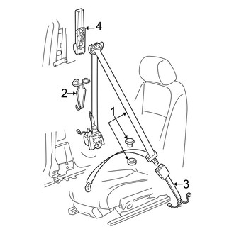 Audi OE - Restraint Systems - Front Seat Belts