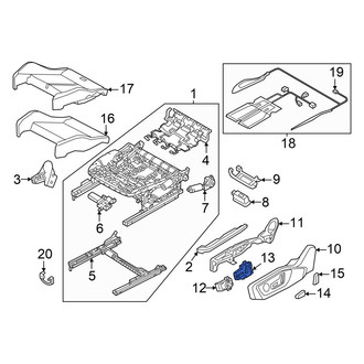 Audi OE - Front Left Power Seat Switch