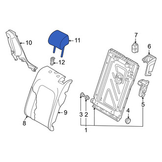 Audi OE - Front Left Headrest