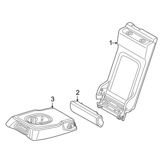 Audi OE - Seats - Rear Seat (Armrest)