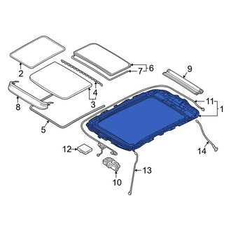 Audi OE - Sunroof Frame