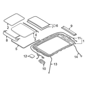 Audi OE - Glass Roof Panel