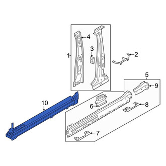 Audi OE - Right Rocker Panel Reinforcement