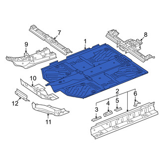 Audi OE - Front Floor Pan