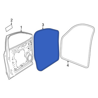 Audi OE - Front Outer Door Seal