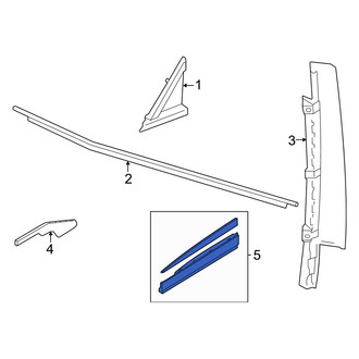 Audi OE - Front Right Door Molding