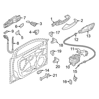 Audi OE - Front Door - Lock & Hardware