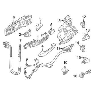 Audi OE - Rear Door - Lock & Hardware