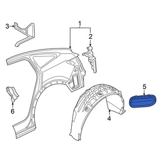 Audi OE - Rear Quarter Panel Vent