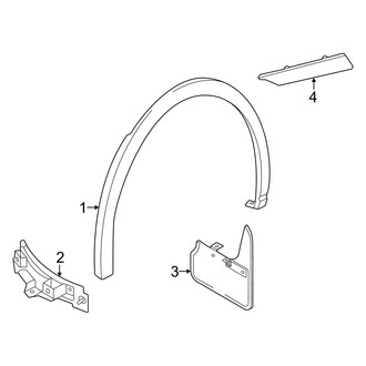 Audi OE - Quarter Panel - Exterior Trim (Premium / Premium Plus / Prestige)