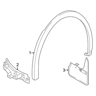 Audi OE - Quarter Panel - Exterior Trim (Premium / Premium Plus / Prestige)