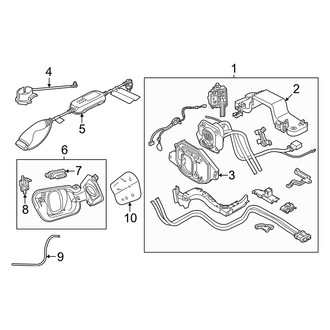 Audi OE - Quarter Panel - Electrical Components (Charge Port & Components, to 10/30/2023), (Premium / Premium Plus / Prestige)