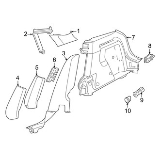 Audi OE - Quarter Panel - Interior Trim (Premium / Premium Plus / Prestige)