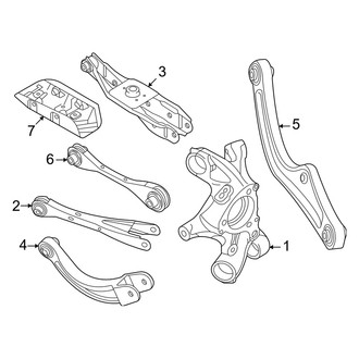 Audi OE - Rear Suspension - Suspension Components