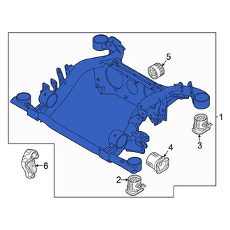 Audi OE - Rear Suspension Subframe Crossmember
