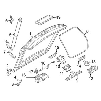 Audi OE - Lift Gate - Gate & Hardware (Premium / Premium Plus / Prestige)