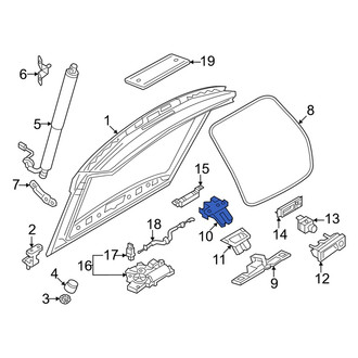 Audi OE - Rear Liftgate Latch