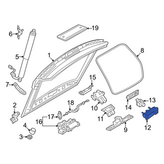 Audi OE - Rear Liftgate Latch Release Switch