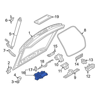 Audi OE - Rear Tailgate Lift Motor