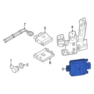 Audi OE - Rear Left Blind Spot Detection System Warning Sensor