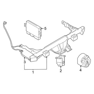 Audi OE - Rear Bumper - Trailer Hitch Components