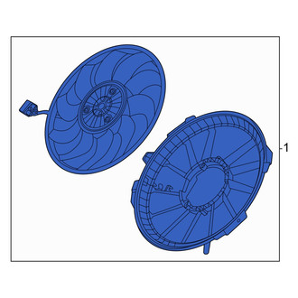 Audi OE - Engine Cooling Fan Assembly