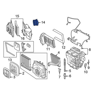 Audi OE - HVAC Blower Motor Assembly