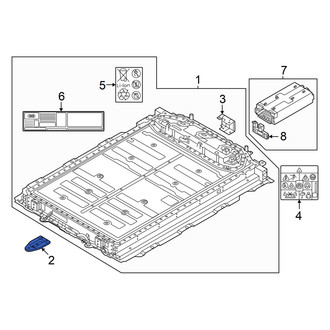 Audi OE - Front Drive Motor Battery Pack Bracket