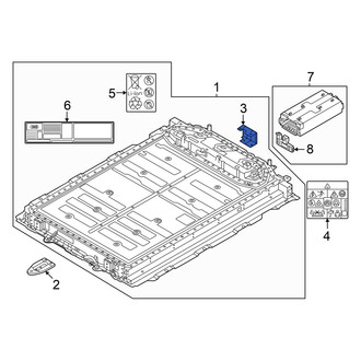 Audi OE - Rear Drive Motor Battery Pack Bracket