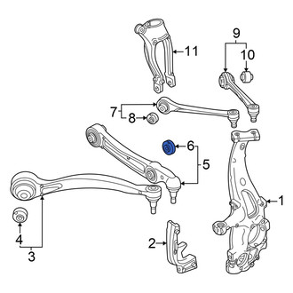 Audi OE - Front Lower Forward Suspension Control Arm Bushing