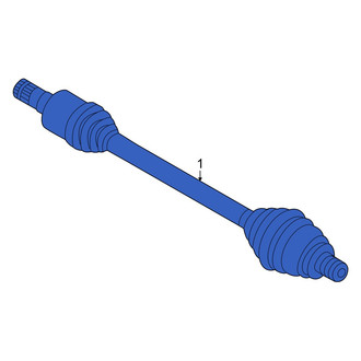 Audi OE - Front CV Axle Assembly