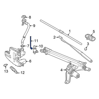 Audi OE - Front Windshield Washer Hose